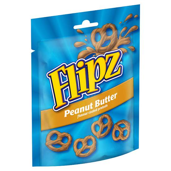 Flipz Peanut Butter, Coated Pretzel Snacks (90g)