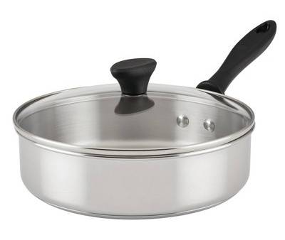 Farberware Reliance Stainless Steel Covered Saute Pan 3 Qt