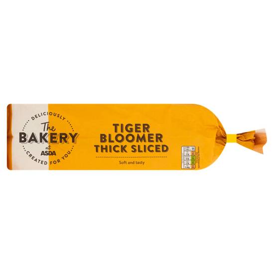 The BAKERY at ASDA Tiger Bread Bloomer Thick Sliced 800G