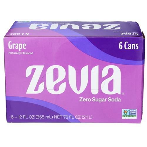 Zevia Grape Soda 6 Pack