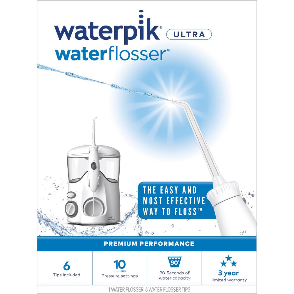 Waterpik Ultra Water Flosser, Wp-100, White