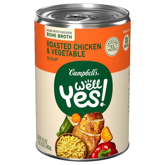 Campbell's Well Yes! Roasted Chicken & Vegetable Soup (16.3 oz)