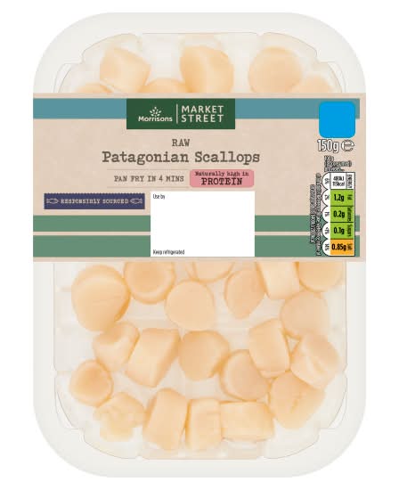 Morrisons Market Street Raw Patagonian Scallops (150g)