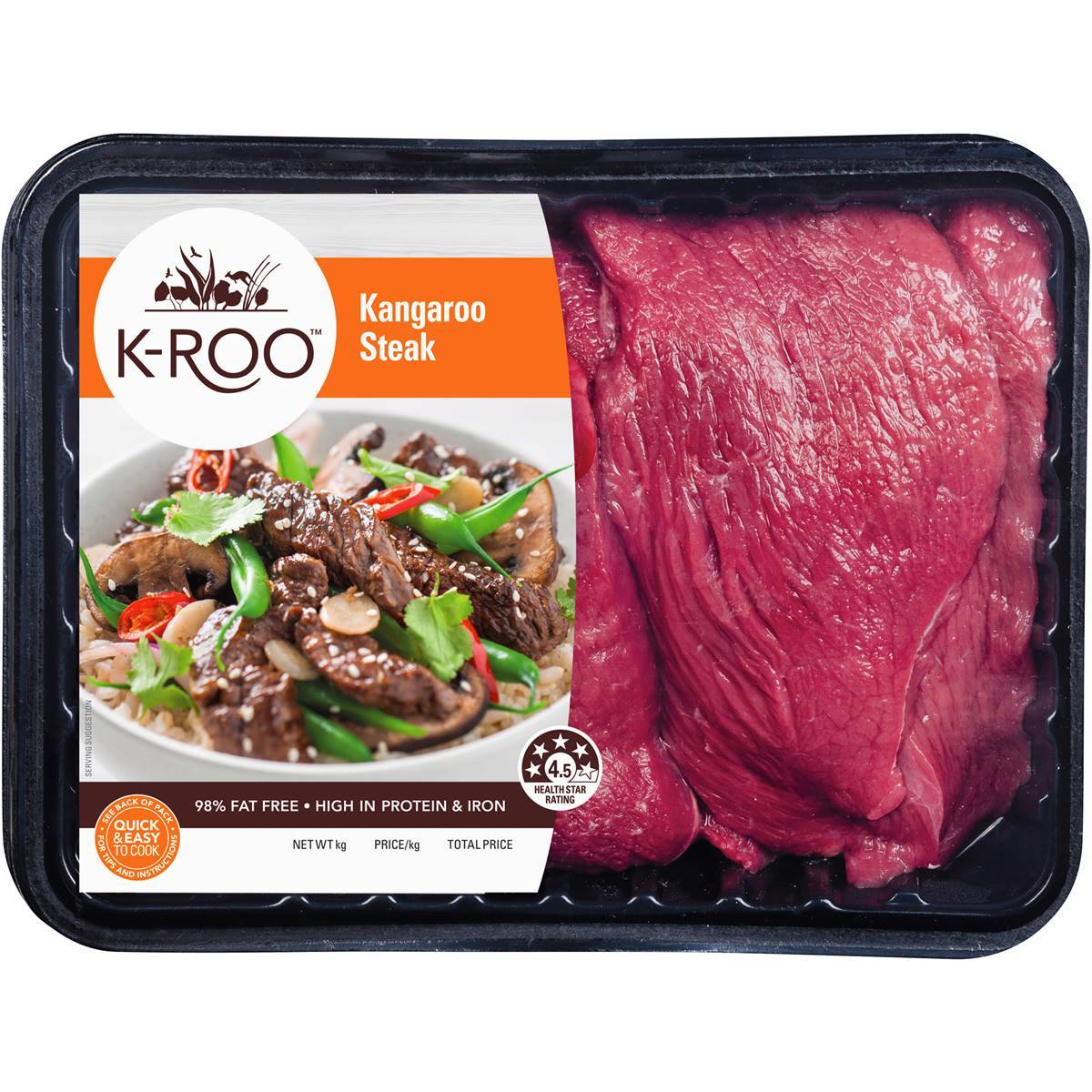 K-ROO Kangaroo Steak (Approx. 600Gm)