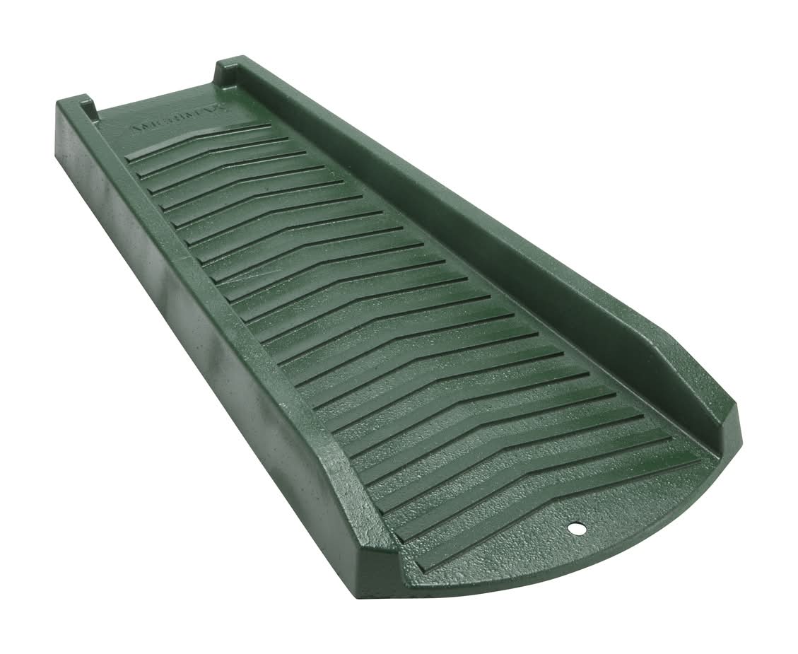 Amerimax 2.5 In. H X 11.5 In. W X 24 In. L Green Vinyl Splash Block