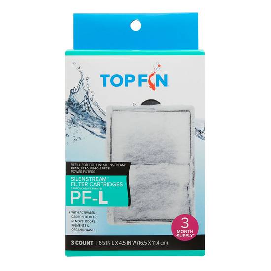 Top Fin® Silenstream Filter Cartridge - 3pk (Size: Large)