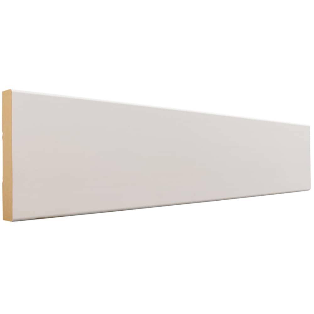 allen + roth 19/32-in x 3-1/2-in x 8-ft Painted MDF 412 Casing | 412 8 FBDWH