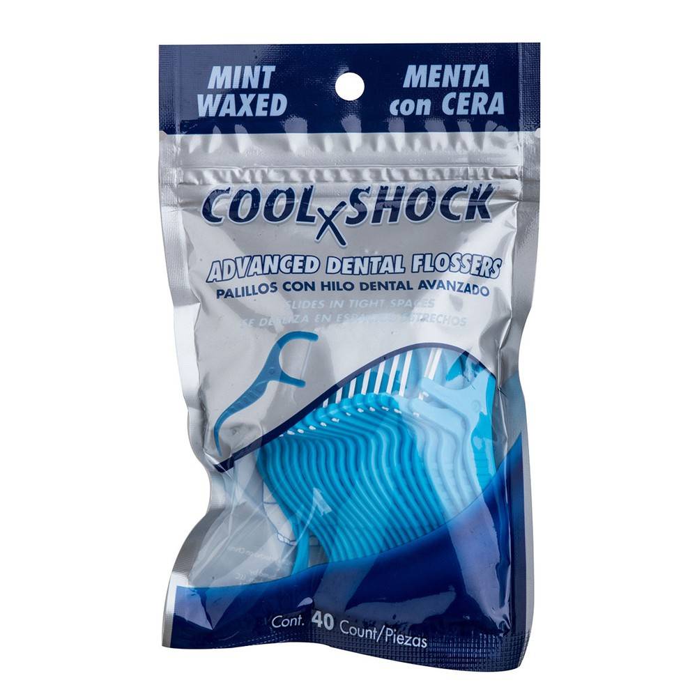 CoolxShock · Palillos con hilo dental avanzado (40 un)