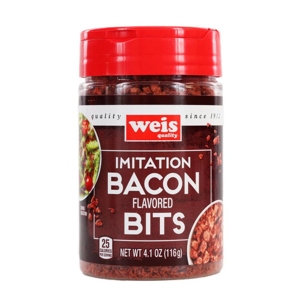 Weis Quality Imitation Bacon Flavorrd Bits (4.1 oz)