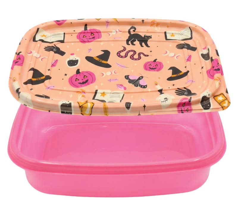 Crofton Pink Spell Halloween Meal Prep Containers - 4pk