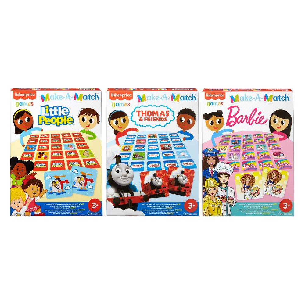 Fisher Price Make-A-Match Game, Assorted