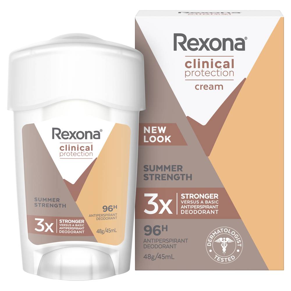 Rexona Summer Strength Clinical Protection Antiperspirant Deodorant (45mL)
