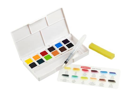 Derwent Inktense Paint Pan Travel Set