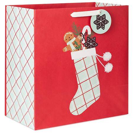 Hallmark Christmas Gift Bag, Red