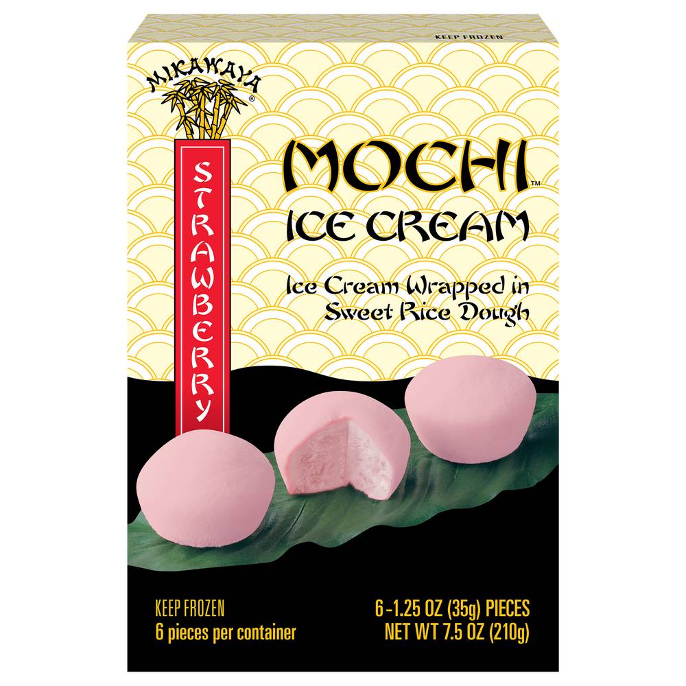 Mikawaya Mochi Strawberry Ice Cream (12 oz)