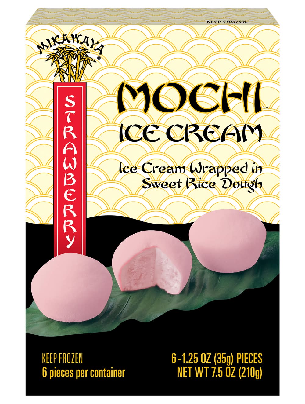Mikawaya Mochi Strawberry Ice Cream (9.1 oz)