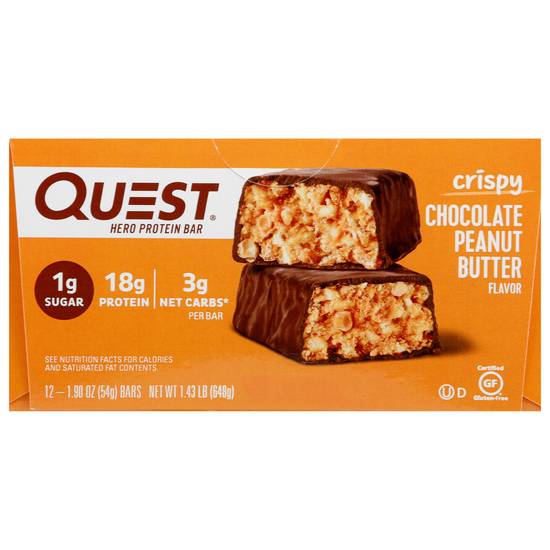 Quest Crispy Protein Bar (chocolate-peanut butter)