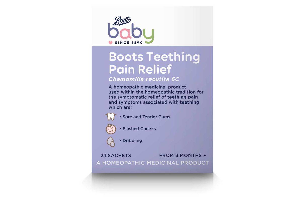 Boots Teething Pain Relief Chamomilla Recutita 6c - 24 Sachets