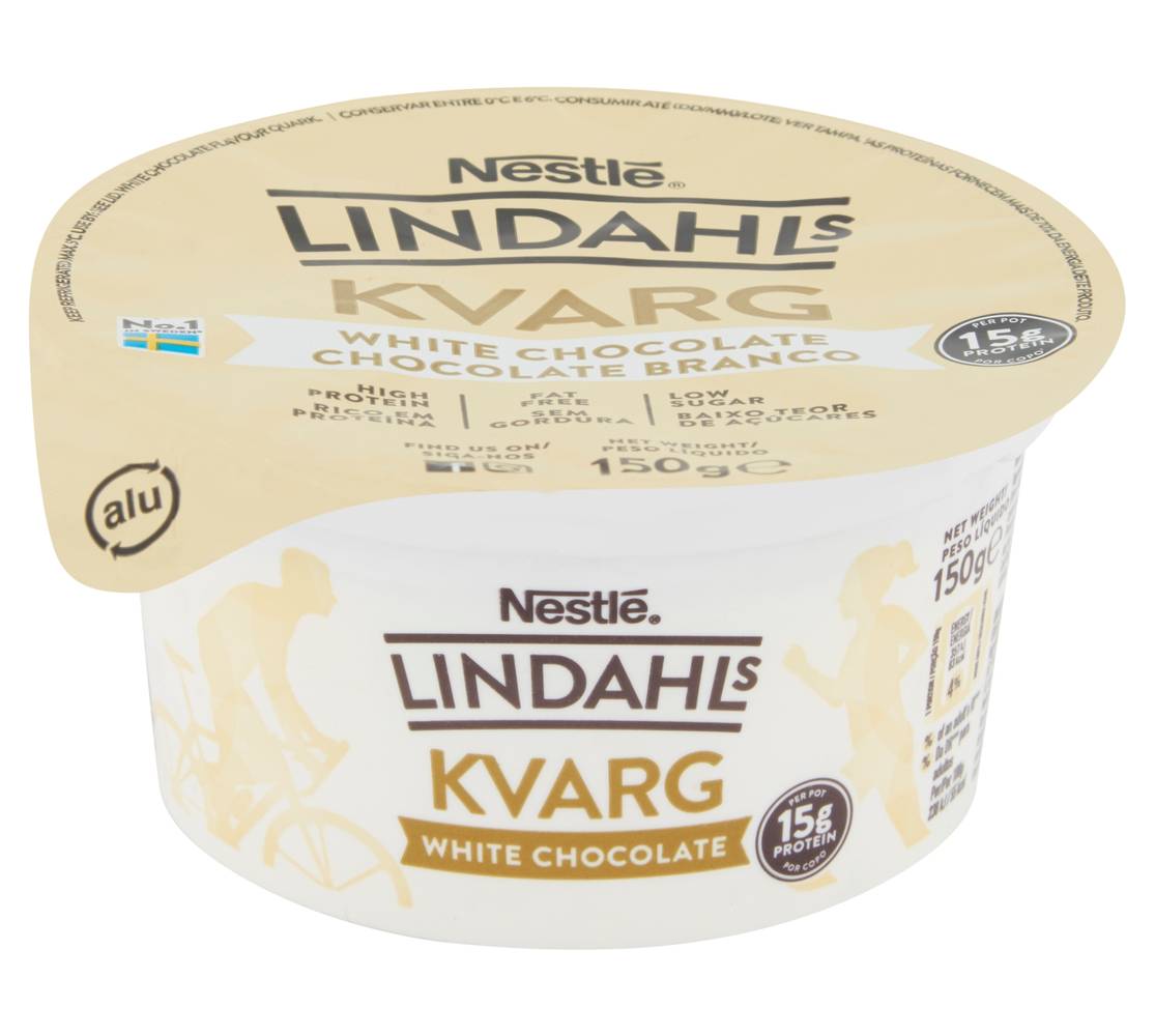 Lindahls Kvarg White Chocolate 150G