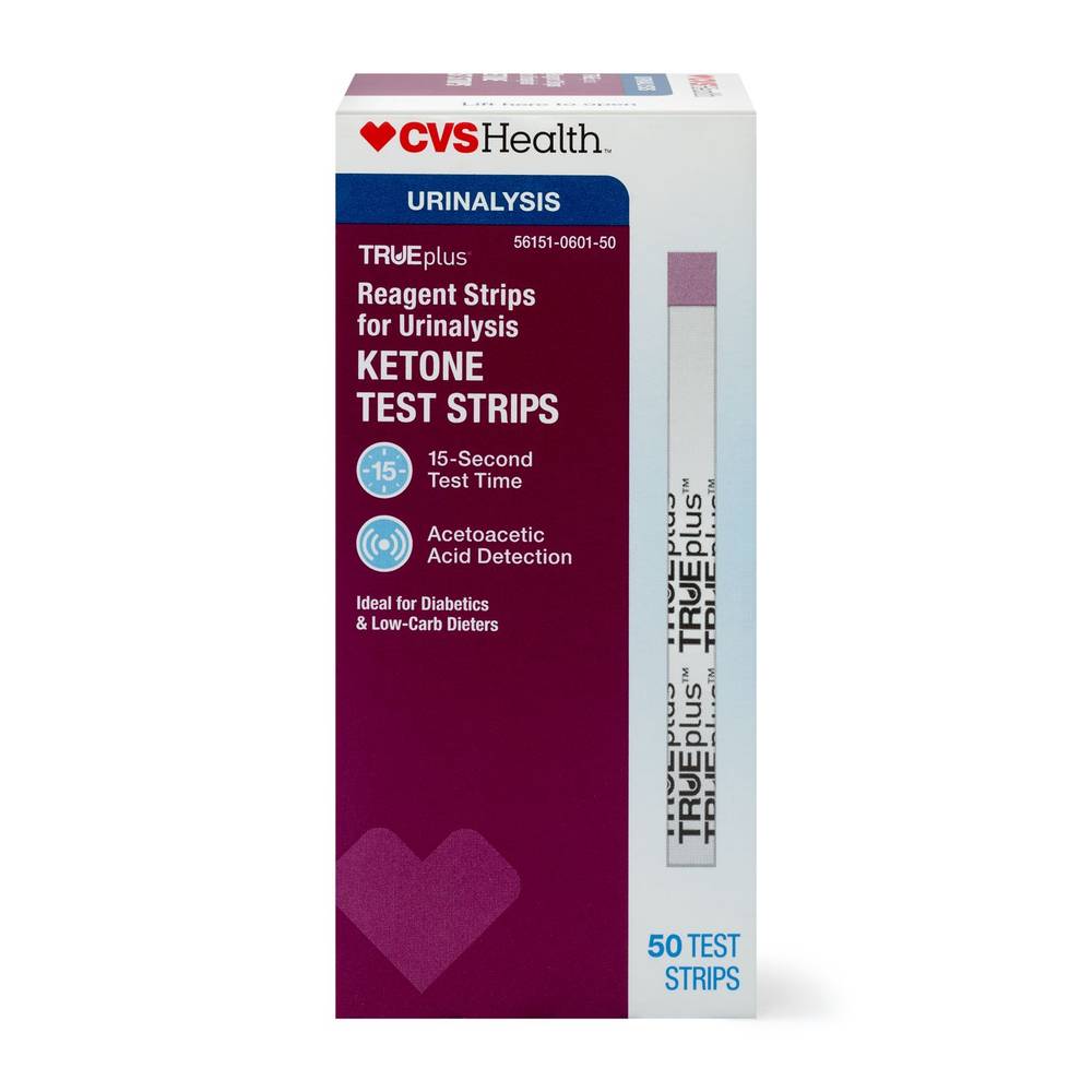 Cvs Health Trueplus Reagent Strips For Urinalysis Ketone Test Strips