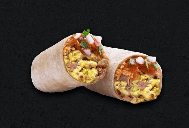 Burrito Huevos con Salchicha