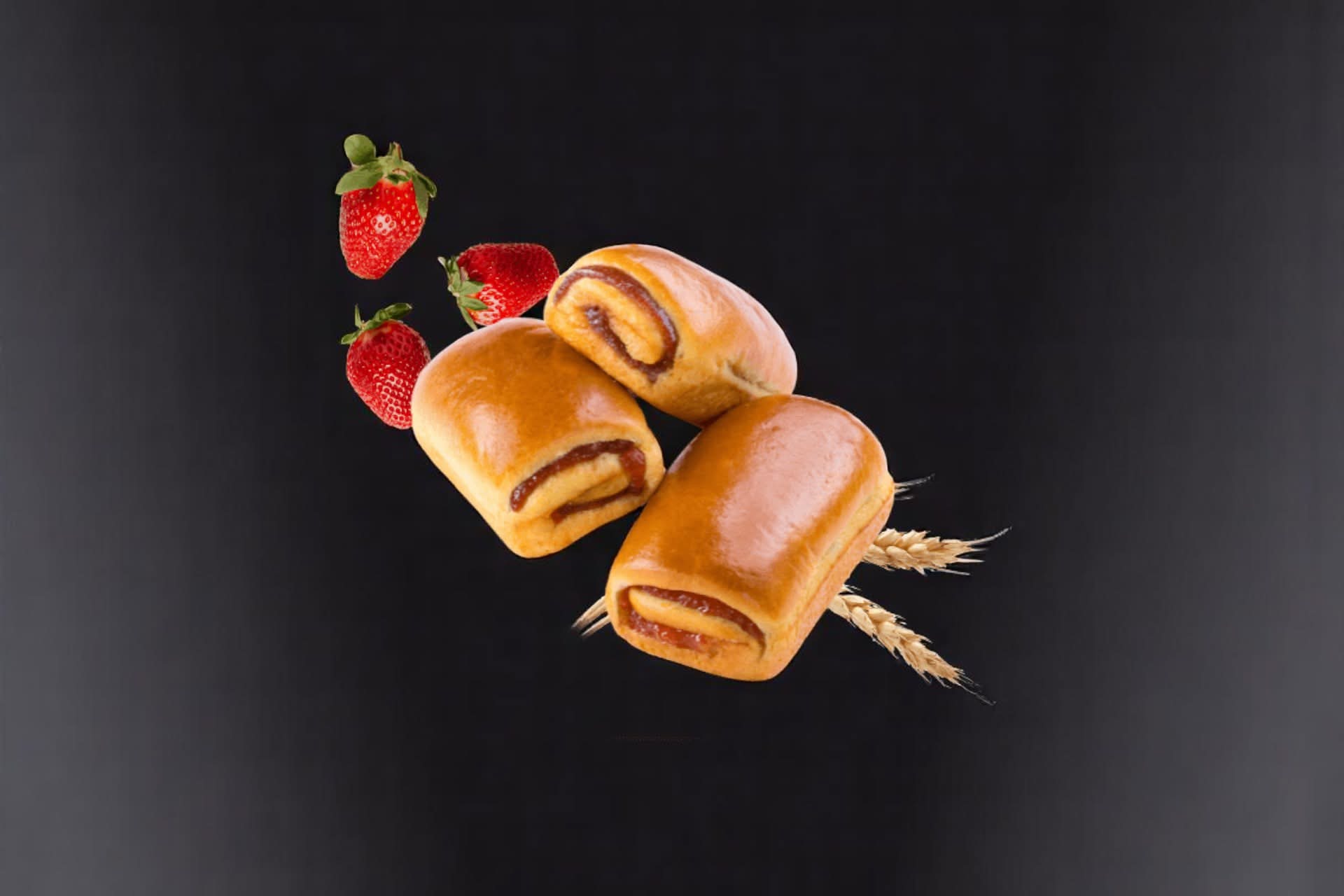 Pain au chocolat à la fraise🥐