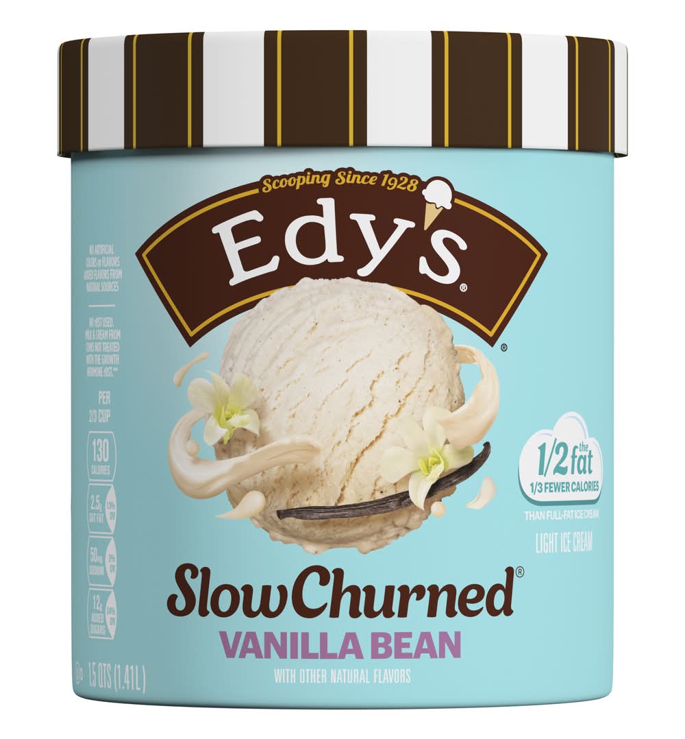 Edy's Slow Churned Light Vanilla Bean Ice Cream (1.5 qt)