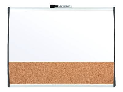 Staples Cork & Dry Erase Dry-Erase Whiteboard, Less than 2' x 2' (52489/28212)