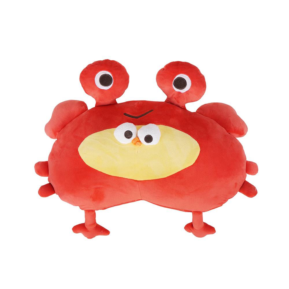 Peluche Disfrazado De Cangrejito Felpa Rojo 40x40 cm     DunDun