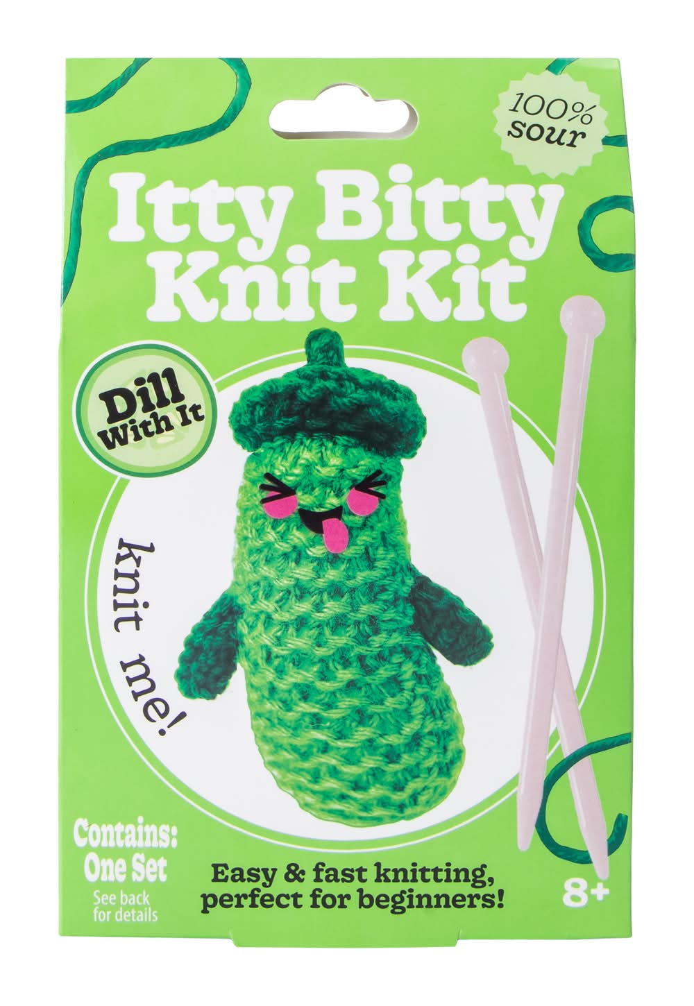 Itty Bitty Knit Kit Foodie Set Dill With It