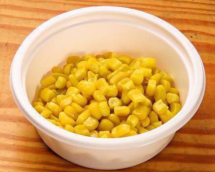 バターコーン Butter-flavored corn