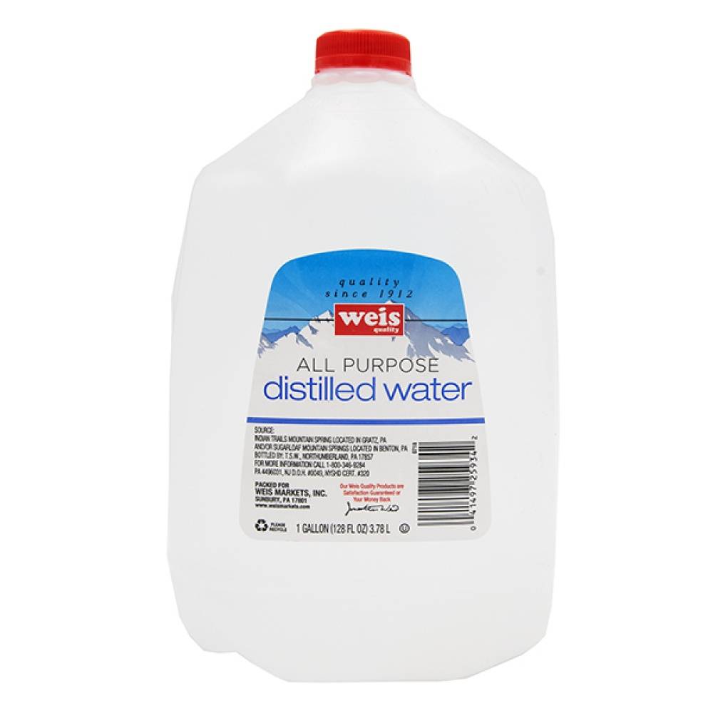 Weis All Purpose Distilled Water (1 gal)