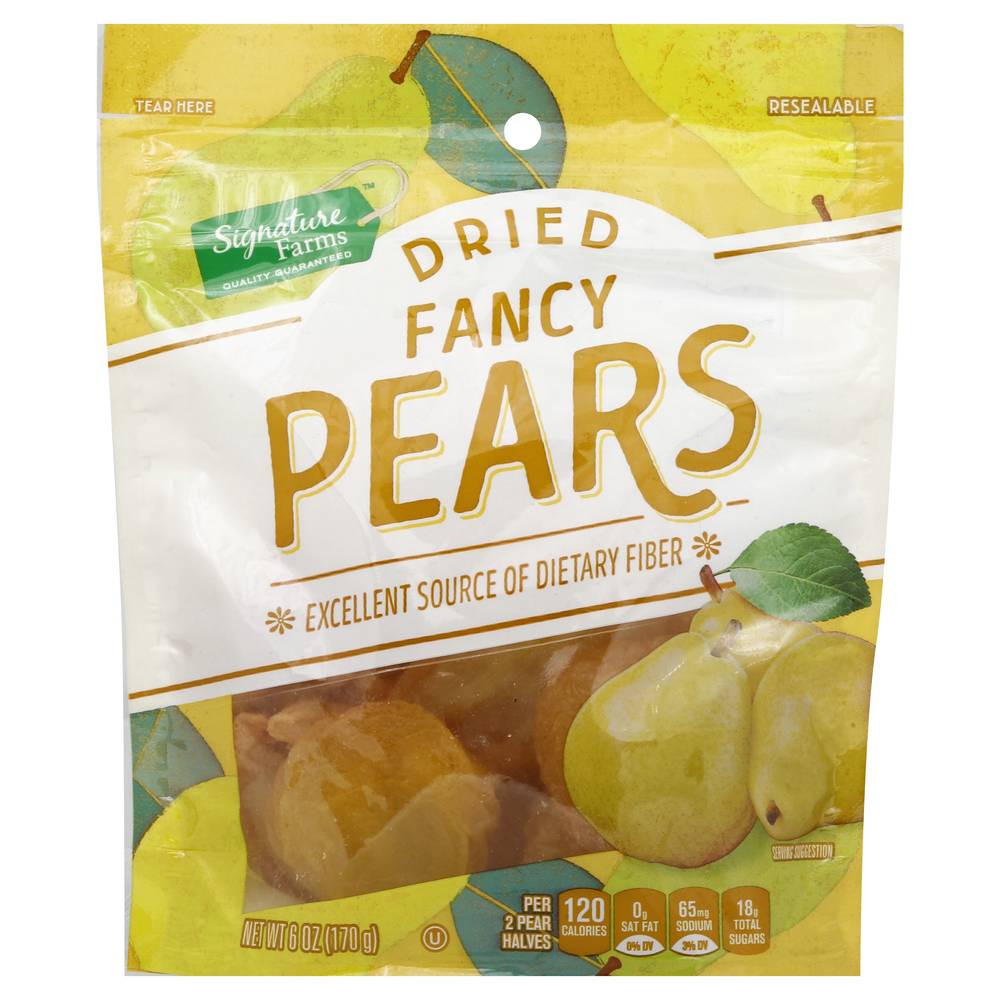 Signature Farms Dried Pears Fancy (6 oz)