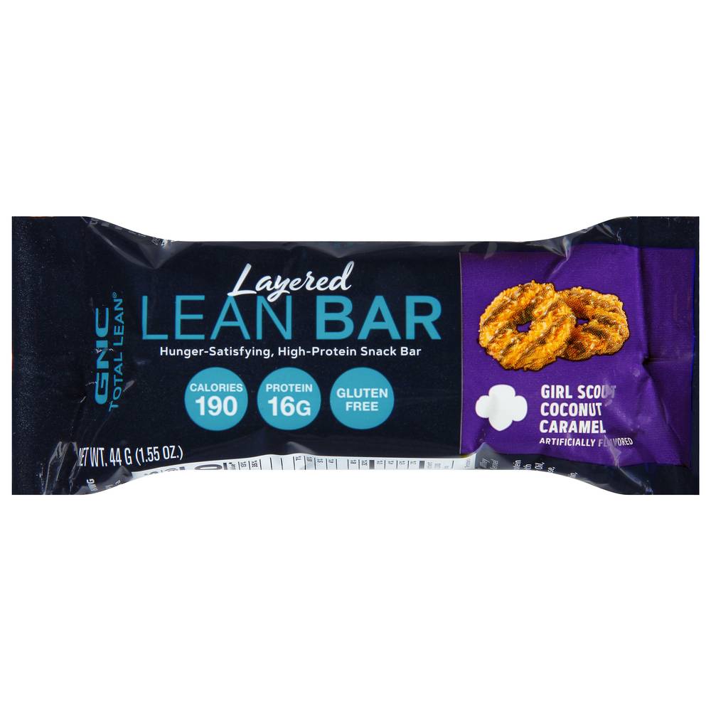 GNC Total Lean Layered Girl Scout Coconut Caramel Bar (1.55 oz)