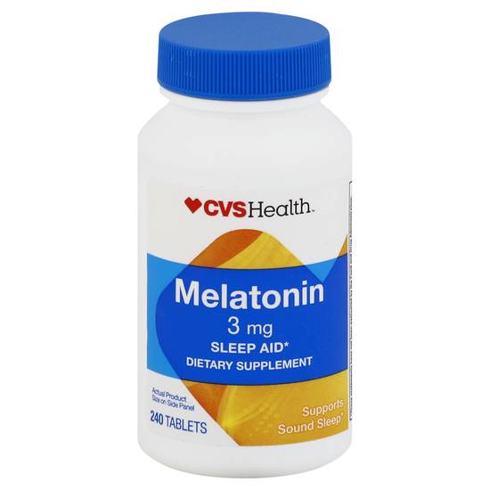 Cvs Health Melatonin 3 mg Sleep Aid Tablets