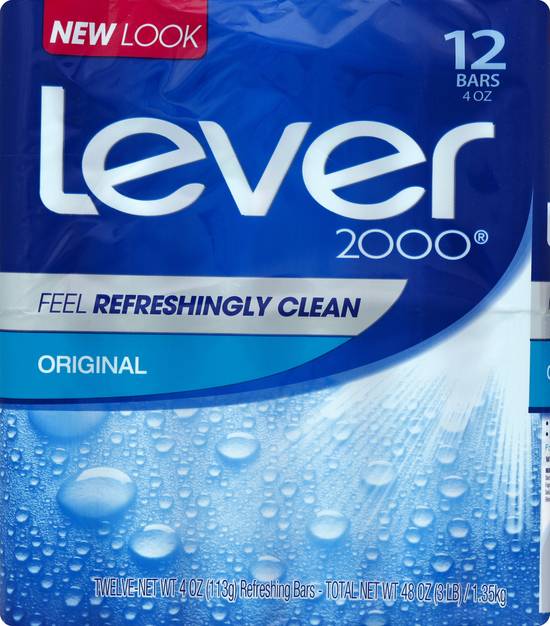 Lever 2000 Refreshing Bars Original (12 ct, 4 oz)
