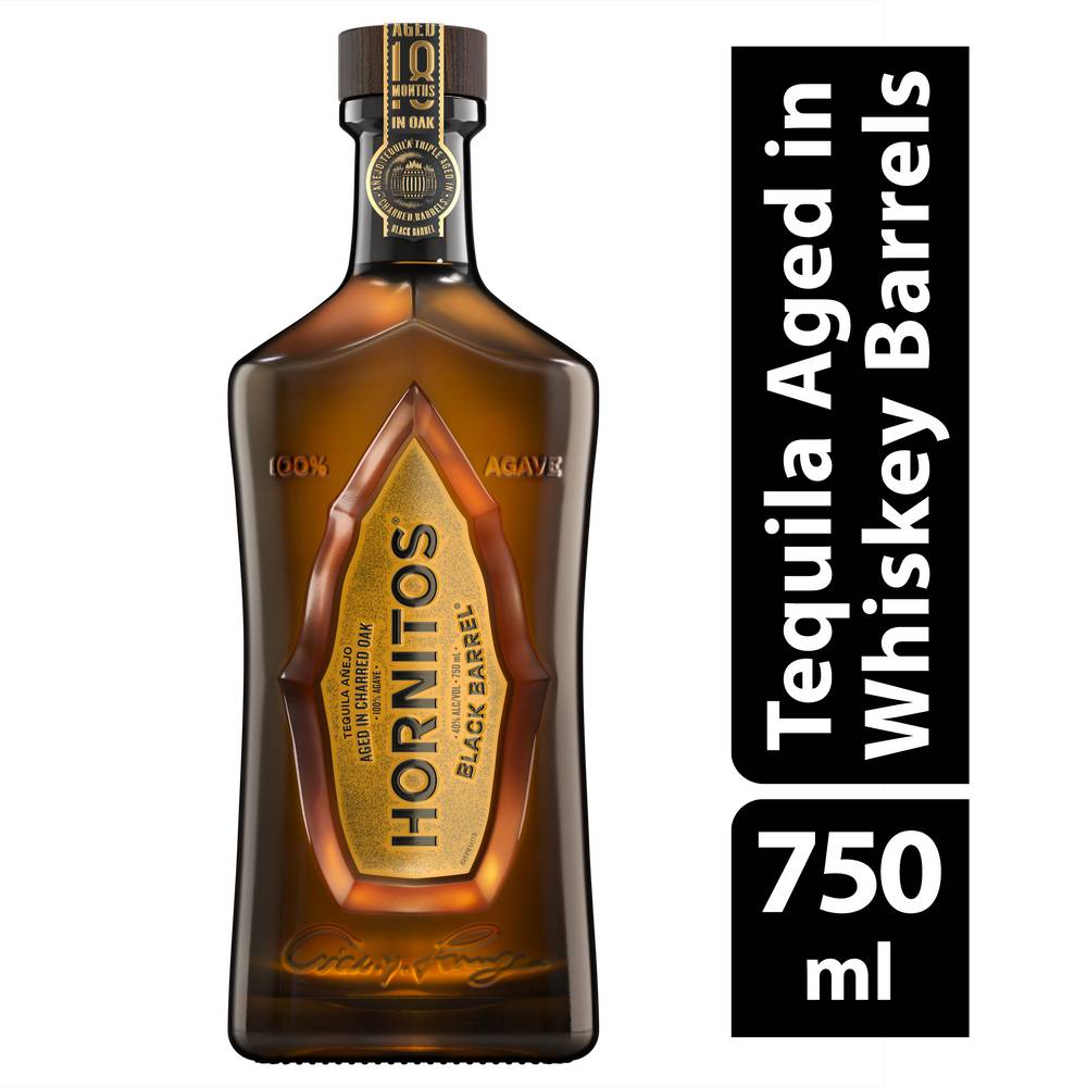 Hornitos Black Barrel Anejo Tequila Liquor (750 ml)