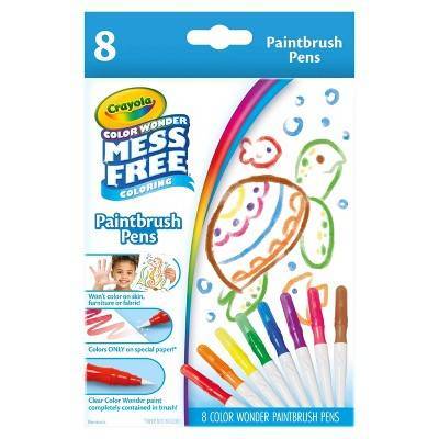 Crayola Color Wonder Paintbrush Pens (8 ct) (assorted)