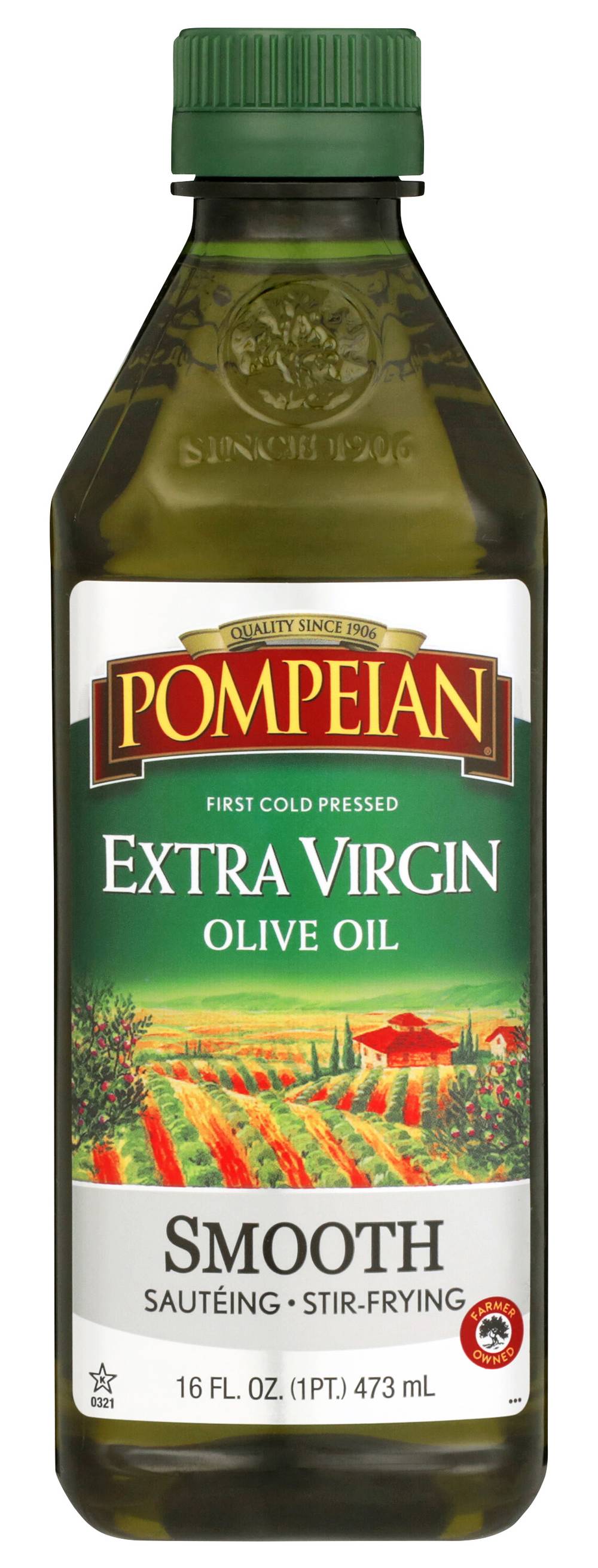 Pompeian Smooth Extra Virgin Olive Oil (16 fl oz)