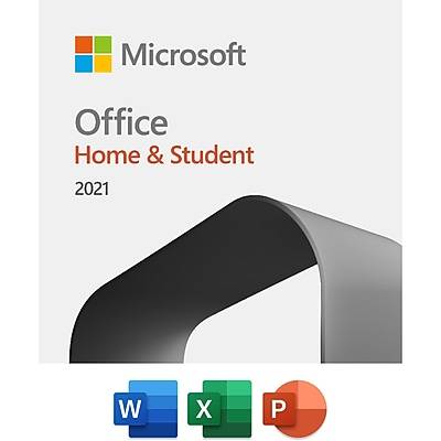 Microsoft Office Home and Student 2021 for Windows/Mac, 1 User, Product Key Card