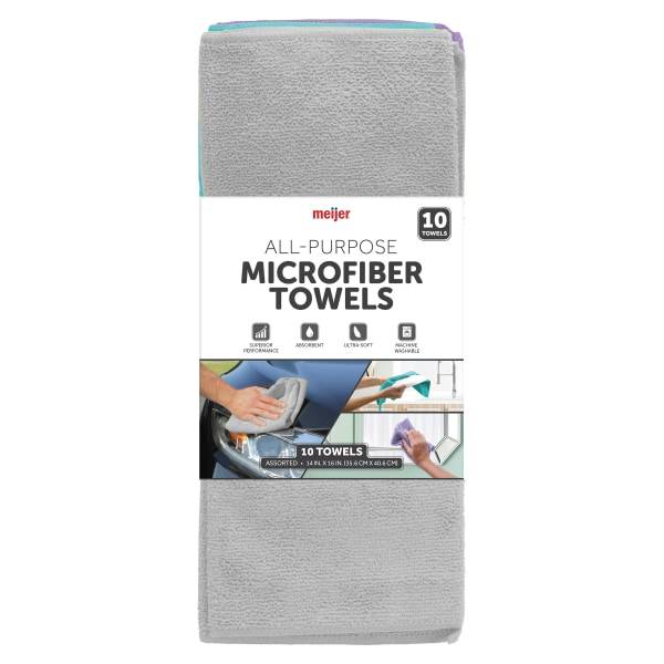 Meijer Multi-Purpose Microfiber Towels (10 ct)