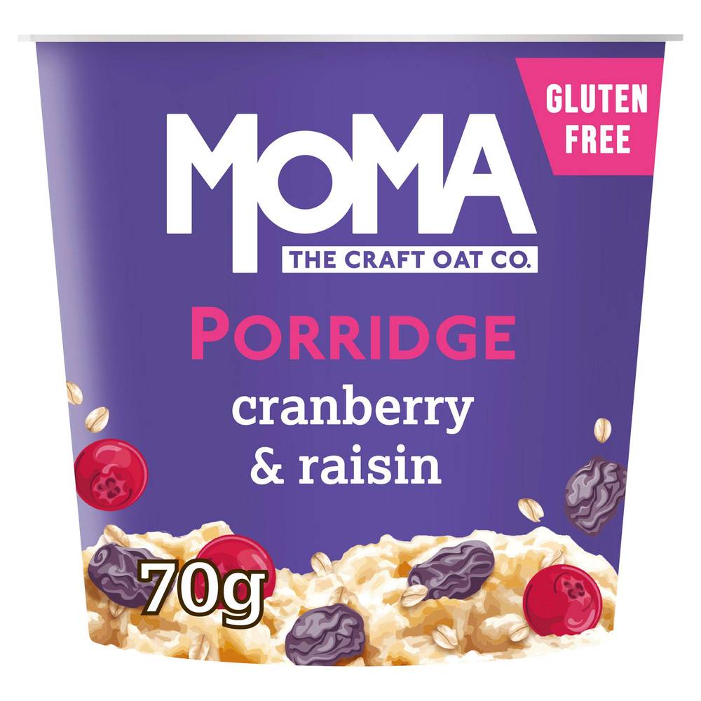 MOMA Cranberry & Raisin Porridge 70g