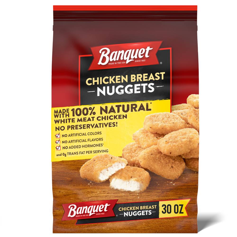 Banquet Chicken Breast Nuggets (white) (30 ct)