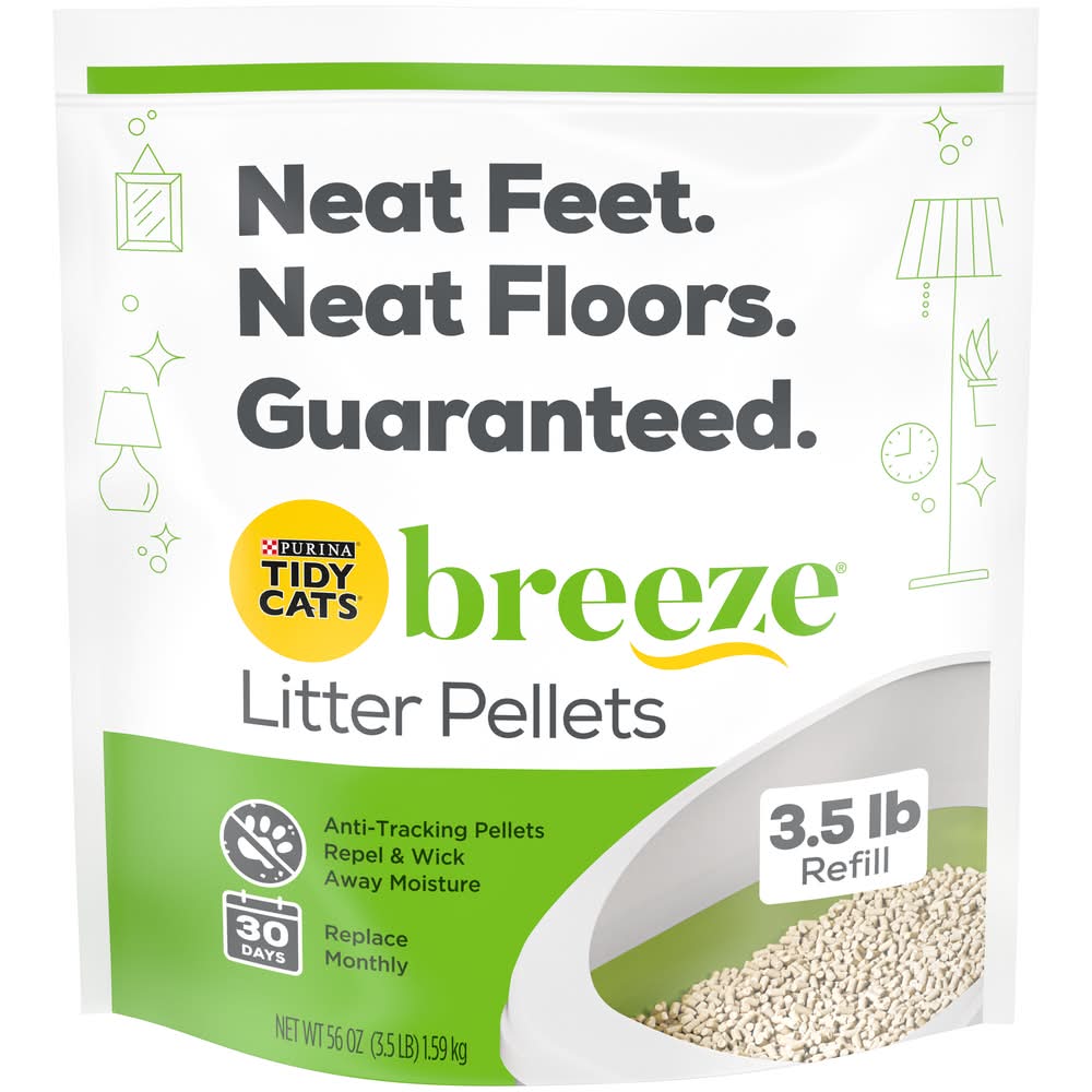 Purina Tidy Cats Breeze Litter Pellets Refill (3.5 lbs)