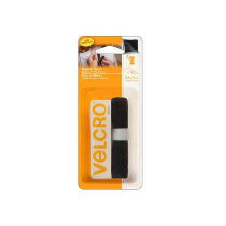 Velcro Black Brand Sleek and Thin Stick on Tape (180 g)