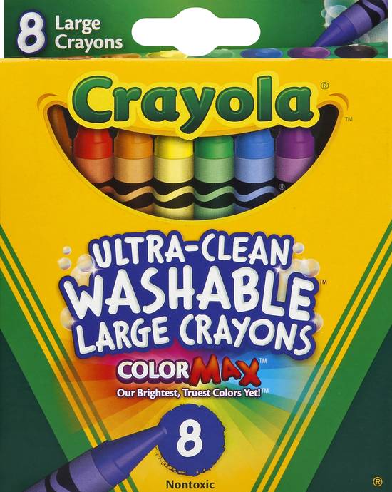 Crayola Color Max Ultra Clean Washable Large Crayons