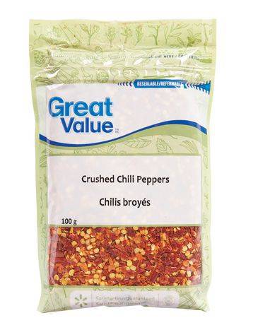 Great Value Crushed Chili Peppers (100 g)