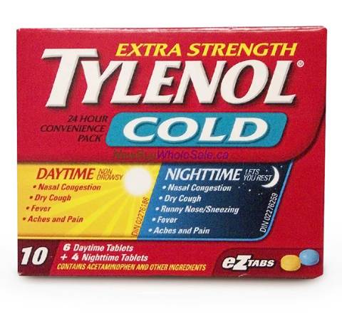 Tylenol Cold Es Dt/Nt Tablet (20 g)
