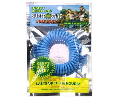 SUPERBAND Premium Insect Repelling Bracelet, Blue