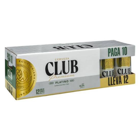 CLUB PLATINO  269 cc twelve pack